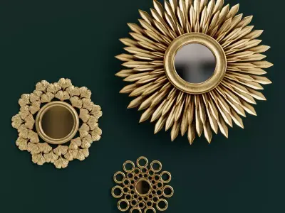 Mirrors pack 3D model