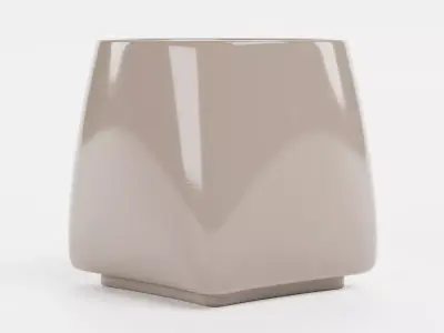 Plant Pot V2 Low-poly 3D model