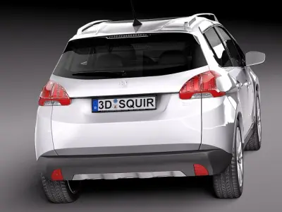 Peugeot 2008 2014 3D model