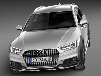 Audi A4 Allroad Quattro 2017 3D model