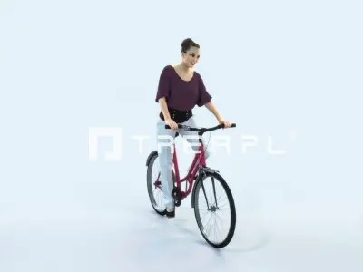 Dream 01C bicycle Event Elegant Bike Woman Low-poly 3D model