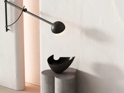 423 wall composition 12 bedroom headboard kit 07 3D model