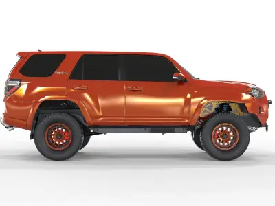 Toyota 4runner 2018 Rally Edition 3D model