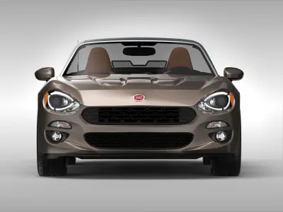 Fiat 124 Spider 2017 3D model