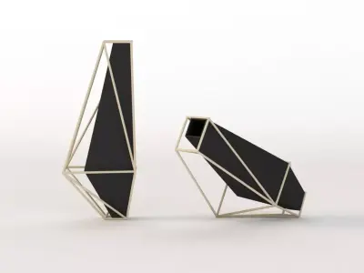 Union Suiza Vases Centerpiece Table Decoration Items 3D model