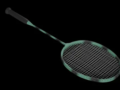 Badminton Racket 3D model