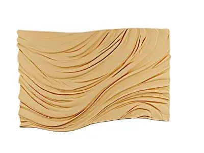 decor set wall panel relief mural CNC 22 3D print model