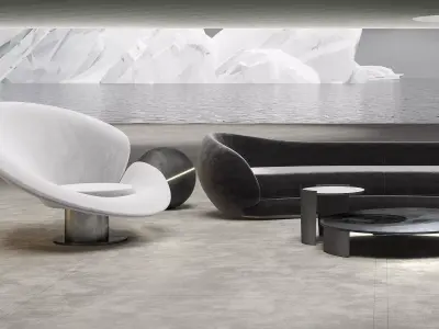 Surrealistic scene 3D model