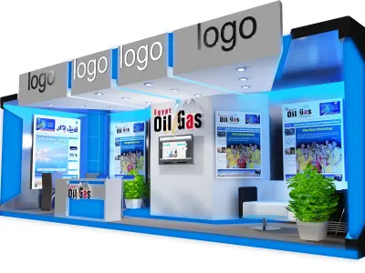 Booth Exhibition Stand a631a 3D model