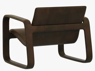 Baxter Nubi Armchair 3D model