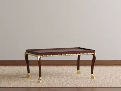 Small Regency Cocktail Table 3D model