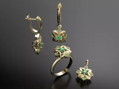 New life set for women 3D print model