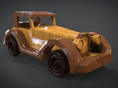 Toy car 3D print model