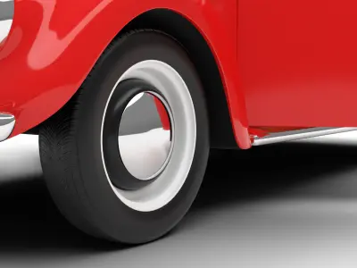 Volkswagen Beetle 1300 1963 HQ 3d model 3D model