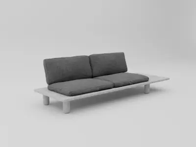 Japanese Sofa - High-Quality 3D Model 3D model