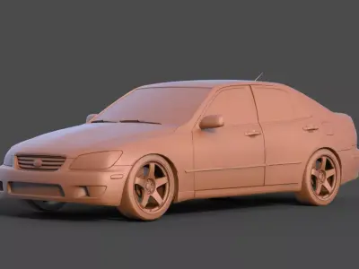 Lexus IS300 3D print model
