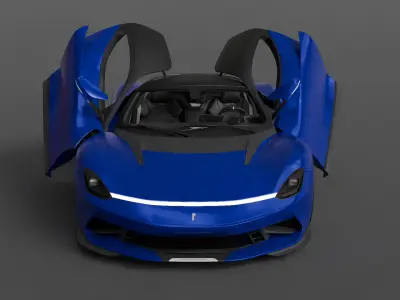 2020 Automobil Pininfarina Battista 3D model