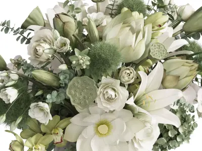 Flower In Vase 112 3D model