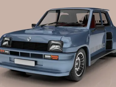 RENAULT 5 Turbo 2 - 1980 3D model