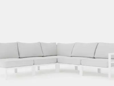 Leone sofa set Low-poly 3D model