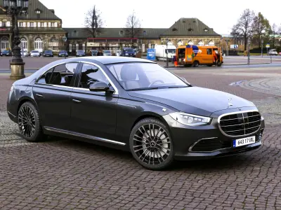 Mercedes Benz S680 Guard 4Matic 2022 3D model