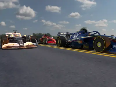 Car  formula 1 3D model