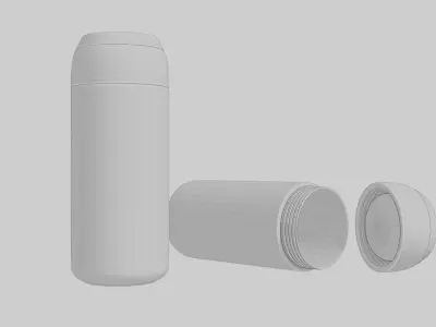Thermos Water Bottle 3D model