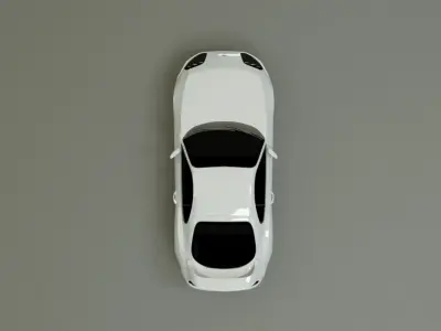 TOYOTA SUPRA - Ice Gray Metallic 3D model