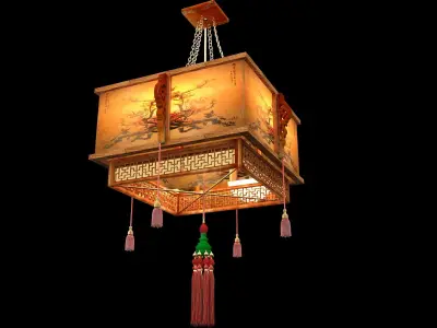 Chinese  palace  lantern  3D model