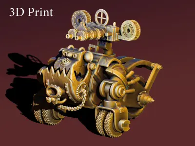 Wardog Robot dog Free 3D print model