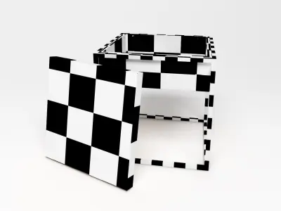 Sidetable Monolit 3D model