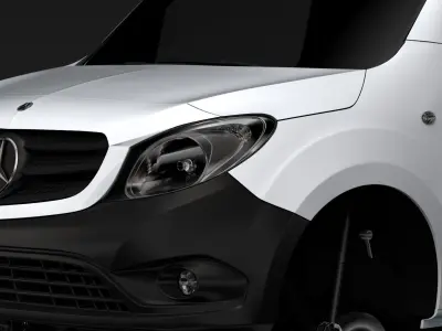 Mercedes Benz Citan Van Ski 2018 3D model