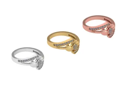 Engagement Ring Free 3D print model 25