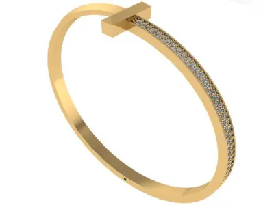 T Shape Bracelet 0505 3D print model