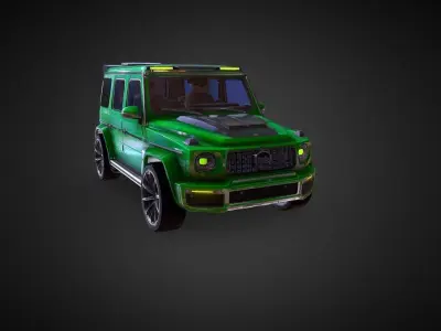 AMG Mercedes G wagon 2023 modified  3D print model