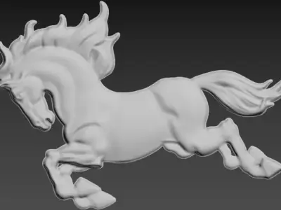 Horse Relief 3D model