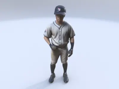 Baseball 3D model