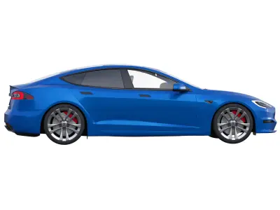 Tesla model S 2021 PLAID 3D model