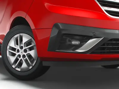 Renault Trafic Minibus LWB 2021 3D model