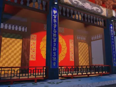 Chinese Theater Stage 3D model