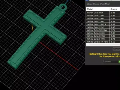 cross 3D print model shop
