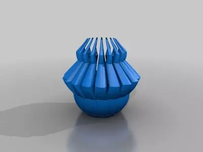 Loft Vase Free 3D print model 7