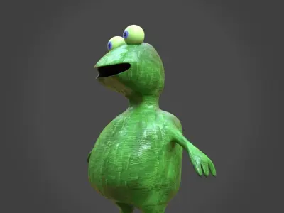 Bull toad 3D model