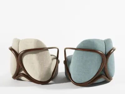 Armchair Hug 3D model