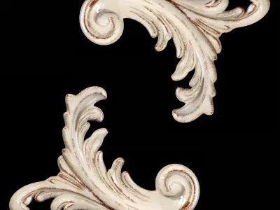 Classic carved 029 3D model