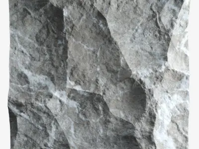 48-RockPanel rock texture 3D model