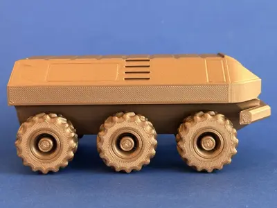 PRINT-IN-PLACE SCI-FI 6X6 MPV 3D print model