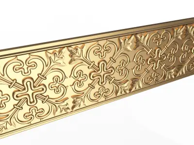 Ornament Element Molding 05 Low-poly 3D model