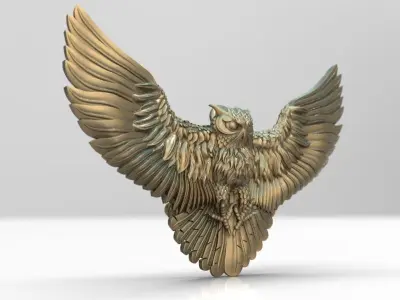 The Owl 3D print model