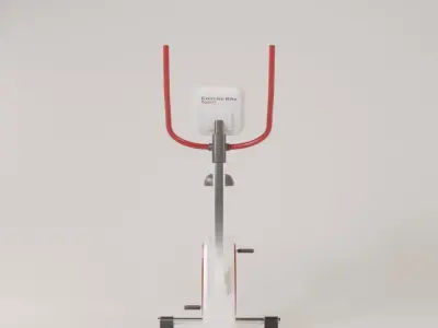 Exercise Bike Low-poly 3D model